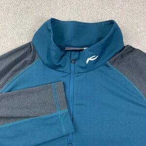 Kjus Men Curve Half-Zip Pullover Golf Performance Size 2XL Bird Embroidery